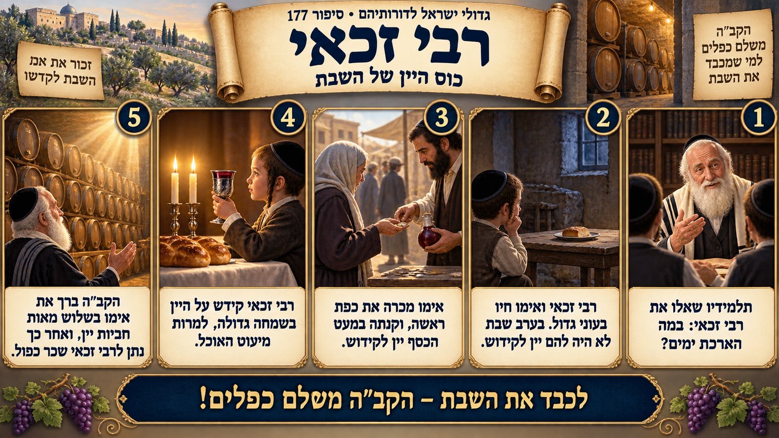 תמונת סיכום — רבי זכאי: רבי זכאי